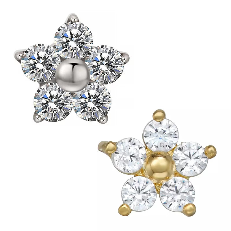 Titanium Ring Flower