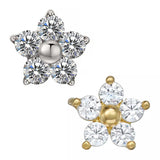 Titanium Ring Flower