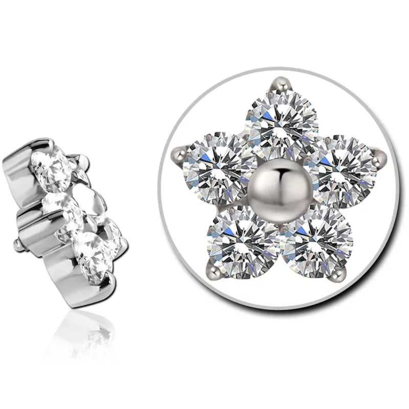 Titanium Ring Flower