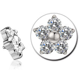 Titanium Ring Flower