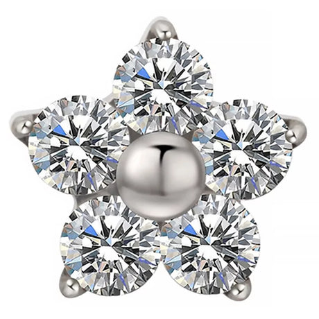 Titanium Ring Flower