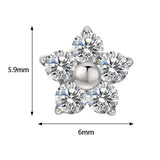 Titanium Ring Flower