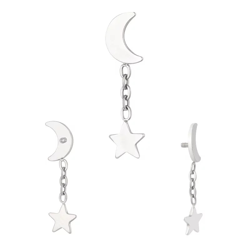 Titanium Ring Moonstar