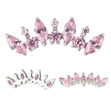 Titanium Ring Round And Marquise