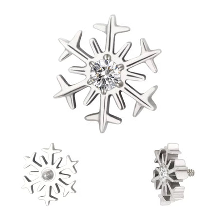 Titanium Ring Snowflake