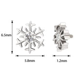 Titanium Ring Snowflake