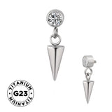 Titanium Ring Spike Bezel