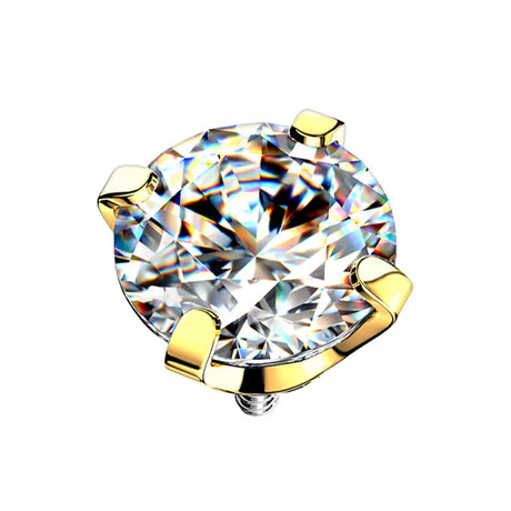 Titanium Ring Tips With Zirconia Bezel