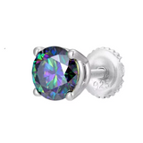 Titanium Ring Tips With Zirconia Bezel