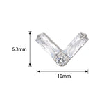 Titanium Ring Twin Rectangle Shape