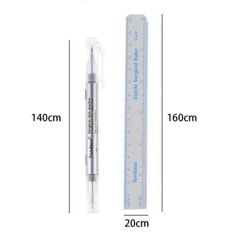 Tondaus Surgical Doublesided Skin Marker PMU With Ruler T3023 - BVShop