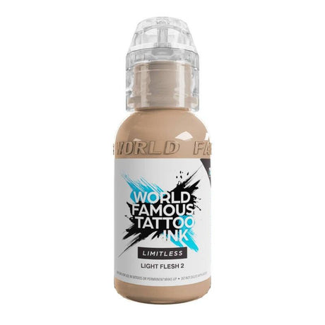 World Famous Limitless Tattoo Ink Light Flesh 2 30ml - BVShop