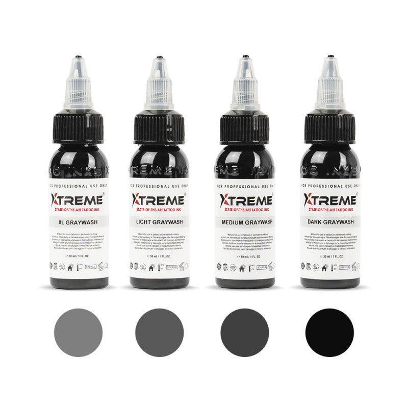XTreme Ink Graywash color set 4x30ml